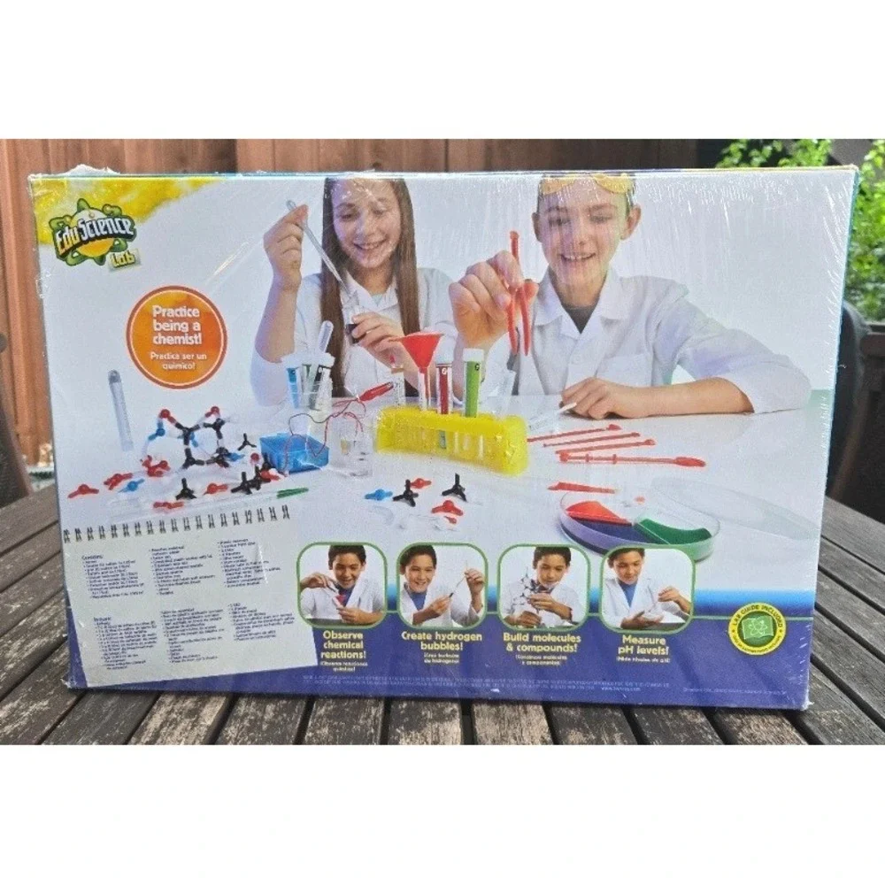 Edu Science Lab Advanced Chemistry Lab Set 190 Activities STEM Kit Sealed